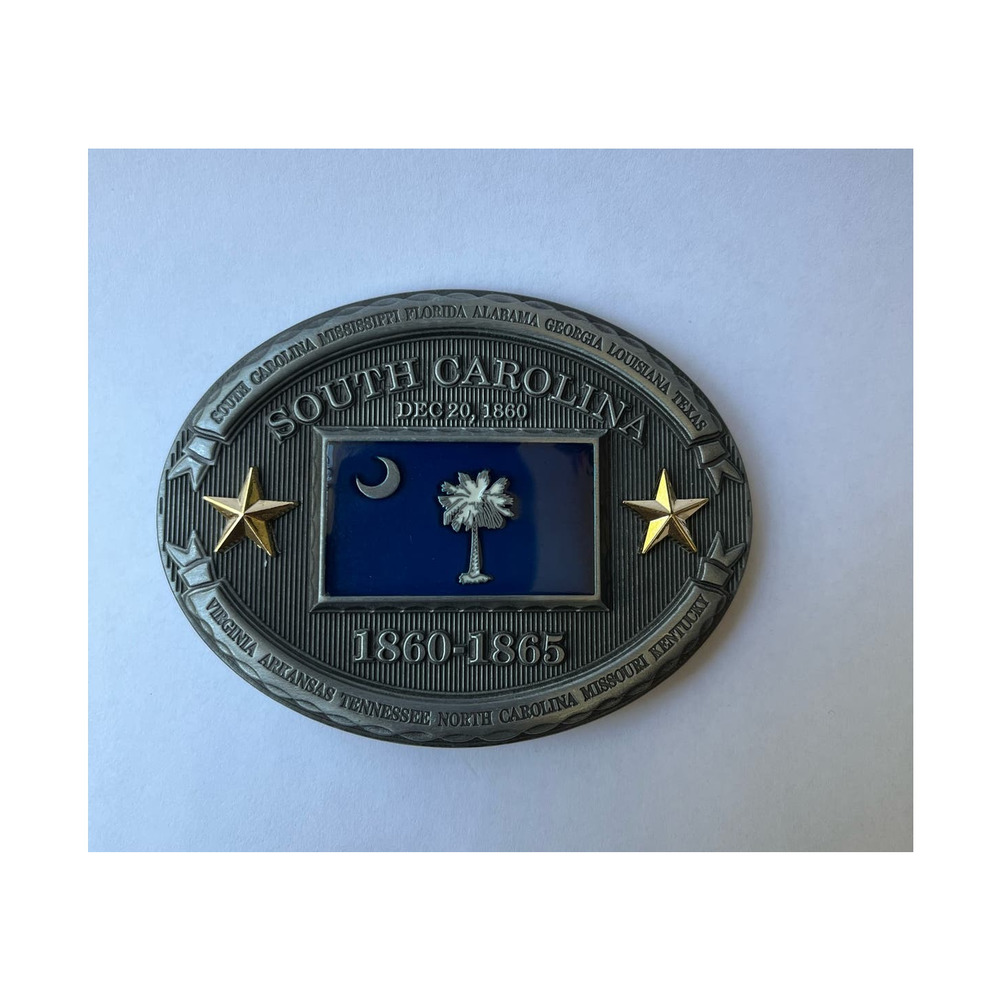 South Carolina State Belt Buckle